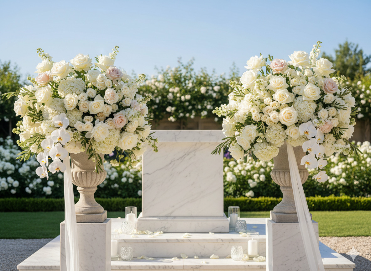 Wedding flower arrangements